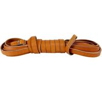AKAH Laisse de recherche au sang en cuir clair 10 m x 20 mm