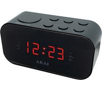 Akai ACR-3088, horloge, numérique, AM, FM, 87,5 - 108,5 MHz, 522 - 1620 kHz, LED