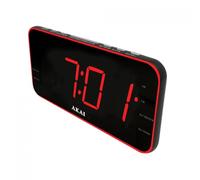Akai ACR-3899 Radio portable Horloge Numérique Noir