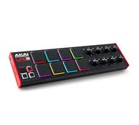 Akai Contrôleur MIDI USB LPD8 — 8 pads MPC réactifs pour Mac et PC, 8 molettes assignables