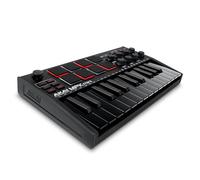 Akai Professional MPK Mini MK3 Clavier MIDI USB 25 Touches, Noir | Touches Mini Sensibles à la Vélocité, 8 Pads MPC, 8 Boutons, Logiciels Inclus, pour Beatmakers, Producteurs et Home Studio
