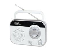 Akai Professional Radio Akai PR003A-410 (FM, AM), Radio, Blanc