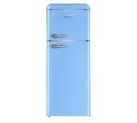 Akai Réfrigérateur double porte vintage années 50 CLASS241KBL 147 x 55 cm cl et bleu