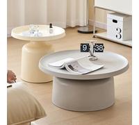 AKALNNB Ensemble de table basse, design lourd, design rehausseur des bords, tables gigognes pour petit espace, assemblage facile, pour salon, balcon, bureau