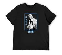 Akame GA Kill Anime T-Shirt Graphic Tee Printed Top Mens Black Shirt S