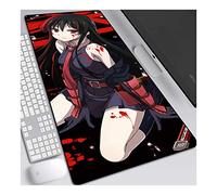 Akame GA Kill Tapis de Souris XL 800x300mm Hydrorésistant Anime Mouse Pad Grand Tapis de Souris Gamer avec Base en Caoutchouc Anti-Glissant Surface Texturée pour Ordinateur et PC, E