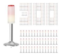 Akamino Lot de 300 mini clous manuels en acier, clous ronds pour béton de 7,3 mm, outil de rivet de fixation murale en acier à la main pour murs en béton, câble de plafond, cache de fil