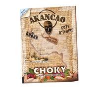 AKANCAO - Chocolat Chaud - Choky - Lacté - Cacao en poudre - Intense - Boisson chaude - Origine Afrique de l'ouest - 100 Doses