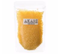 AKARZ 1000g Pastilles de Cire d'Abeille Jaune en Vrac 1kg - 100% Pure et Naturelle pour Bougies Professionnelles et Savons DIY - Triple Filtrée