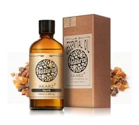 AKARZ 100ml Huile Essentielle de Myrrhe Naturelle Huile de myrrhe Pure pour la fabrication de bougies, les soins de la peau, les massages, la relaxation à domicile.