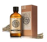 AKARZ 100ml Huile Essentielle Naturelle Pure pour la fabrication de bougies, les soins de la peau, les massages, la relaxation à domicile. (Angélique)