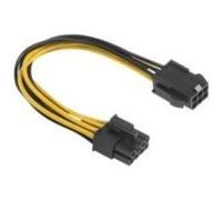 Akasa - Adaptateur secteur - Alimentation PCIe de 6 broches pour alimentation 8 broches + 12 V - 15 cm G