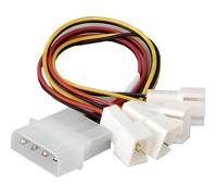 multi fan connection with speed reduction - Répartiteur d'alimentation de ventilateur - alimentation interne 4 plots (M) pour connecteur de