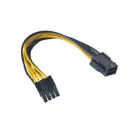 Akasa AK-CB051 - Câble d'alimentation interne PCI-E (6-pin) vers PCI-E (8-pin) - Longueur 0.15m - Code SH 84733080