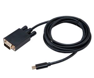 Akasa AK-CBCA17-18BK changeur de genre de câble USB Type-C VGA Noir