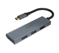 Akasa AK-CBCA25-18BK hub & concentrateur USB 3.2 Gen 1 (3.1 Gen 1) Type-C 5000 Mbit/s Gris