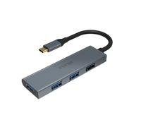 Akasa AK-CBCA25-18BK hub & concentrateur USB 3.2 Gen 1 (3.1 Gen 1) Type-C 5000 Mbit/s Gris