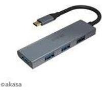 Akasa AK-CBCA25-18BK Hub d'interface USB 3.2 Gen 1 (3.1 Gen 1) Type-C 5000 Mbit/s Gris (AK-CBCA25-18BK)