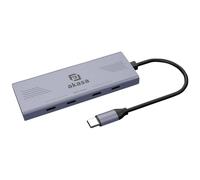 Akasa AK-CBCA32-18BK Hub USB 4 ports USB-A USB 3.2 Gen2 10 GBit/s avec fiche