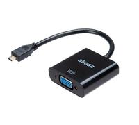 Akasa AK-CBHD21-15BK câble vidéo et adaptateur 0,15 m HDMI Type D (Micro) VGA (D-Sub) Noir