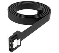 Akasa AK-CBSA05-30BK - AK-CBSA05-30BK Super slim SATA rev 3.0 data cable with securing latches - 30cm Black