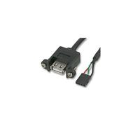 AKASA - AK-CBUB06-60BK - Câble, En-Tête Intérieur Vers USB A Femelle Ext
