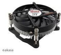 Akasa KS12 | Refroidisseur à profil bas 31,8 mm | Refroidisseur de processeur PWM | Faible bruit | TDP 65 W | AK-CC6308EP01 | Optimisé pour les boîtiers Mini-ITX et HTPC
