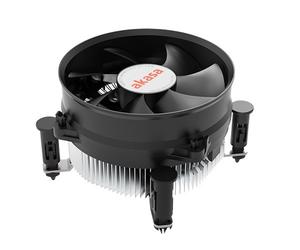Akasa AK-CC6603EP01 système de refroidissement d'ordinateur Processeur Dissipateur thermique/Radiateur 9,5 cm Aluminium, Noir 1 pièce(s)