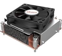 Akasa Refroidisseur processeur AK-CC7402BT01 profil bas 2U Socket LGA1700 7 cm Noir/Cuivre/Gris