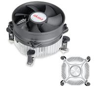 Akasa AK-CCE-7104EP Dissipateur Thermique avec Ventilateur Silencieux 92 mm MLI à roulement à Billes pour processeurs avec Socket 775/1155/1156 Jusqu'à 95 W