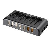 Akasa ak-hb-12bkcm connect7 FC Hub USB, Noir