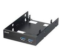 Akasa AK-HDA-06BK - Adaptateur pour baie de stockage - 3,5" à 2,5" G