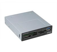 Akasa AK-ICR-27 lecteur de carte mémoire USB 3.2 Gen 1 (3.1 Gen 1) Interne Noir, Gris