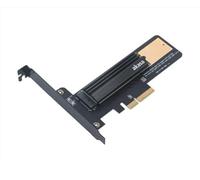 Akasa Adaptateur M.2 interne AK-PCCM2P-02 – PCIe 3.0 x4, passif – Noir/Or