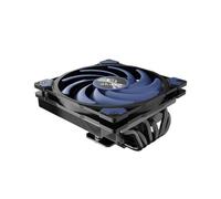 Akasa ALUCIA H6LS M2, refroidisseur de processeur faible profil (67,2 mm), ventilateur de 120 mm, 6 caloducs en cuivre, TDP 150 W, Intel/AMD, ventilateur silencieux 4 broches PWM moins de 31,5 dB(A)