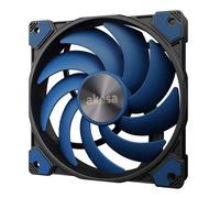Akasa ALUCIA SC Boitier PC, Processeur Ventilateur 12 cm Noir, Bleu 1 pièce(s)
