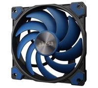 Akasa Ventilateur PC ALUCIA SC14 140 mm PWM Bleu/Noir 1800 RPM Coussinets anti-vibrations