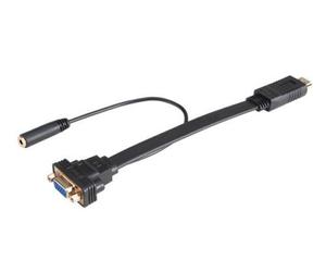 Akasa Câble convertisseur HDMI vers VGA + jack 3,5 mm