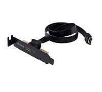 Akasa Câble de Support PCI Discret avec USB 3.1 Gen 2 Type-C | Cartes de Port USB | 10 Go/s | SuperSpeed+ | 50 cm | AK-CBUB37-50L