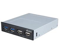 Akasa Combi 4 Ports USB3.0/USB2.0 8,9 cm (3,5 ")