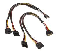 Akasa Compatible Sata Strom-y-kabel - 30cm, 2er Pack