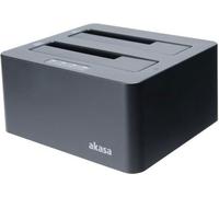 AKASA DuoDock X3, 2 x Double HDD/SSD slot USB 3.1 Gen 1 / AK-DK08U3-BKCM