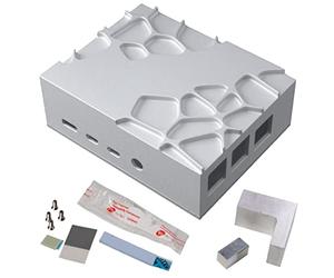 Akasa Gem Pro Boîtier PC sans Ventilateur en Aluminium pour Raspberry Pi 4 Model B