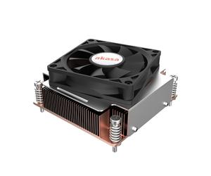 Akasa Intel LGA1700 Processeur Refroidisseur hybride 7 cm Noir, Cuivre, Gris 1 pièce(s)