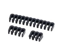 Akasa Kabelkamm Set - 3mm schwarz range-câbles et serre-câbles Noir