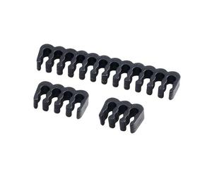 Akasa Kabelkamm Set - 3mm schwarz range-câbles et serre-câbles Noir