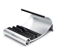 Akasa Leo AK-NC054-BK Support de tablette en aluminium antidérapant Protection anti-rayures Noir