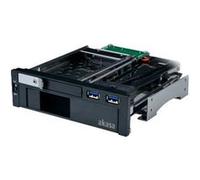 Akasa Lokstor M51 - Compartiment pour lecteur de support de stockage - 2.5" , 3.5" - 5,25" à 3,5" / 2,5" G