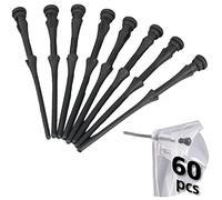 Akasa Lot de 60 supports de ventilateur en caoutchouc, Broches en caoutchouc de silicone, Supports de ventilateur anti vibrations, 60 pièces, Noir, Pour ventilateur de boîtier PC, AK-MX003-BKT60