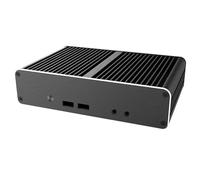 Akasa Newton CAC, conçu pour Intel NUC 11 (Atlas Canyon) Mini PC, boîtier en aluminium sans ventilateur avec dissipateur thermique M.2 SSD, avec processeurs Pentium Silver ou Celeron, A-NUC83-M1B